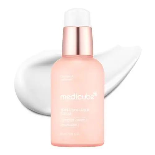 Nourishing serum with triple collagen for plump, glowing skin