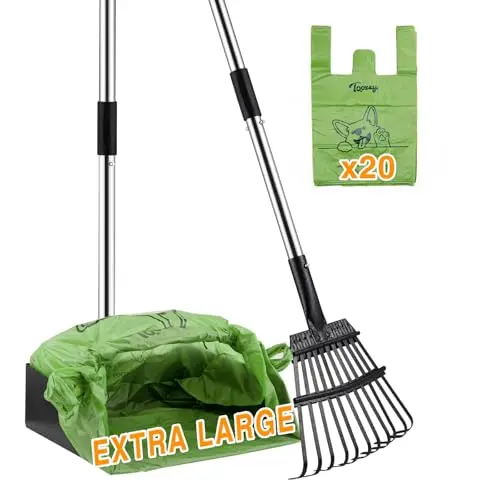 XL Metal Tray & 43" Rake + 20 Bags