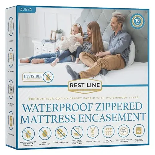 Luxury 100% Cotton, Hypoallergenic - Queen