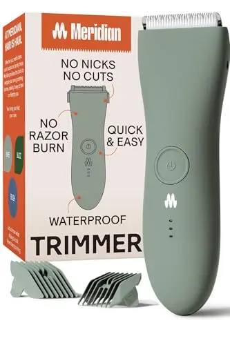 Electric Body & Pubic Hair Trimmer (Sage)