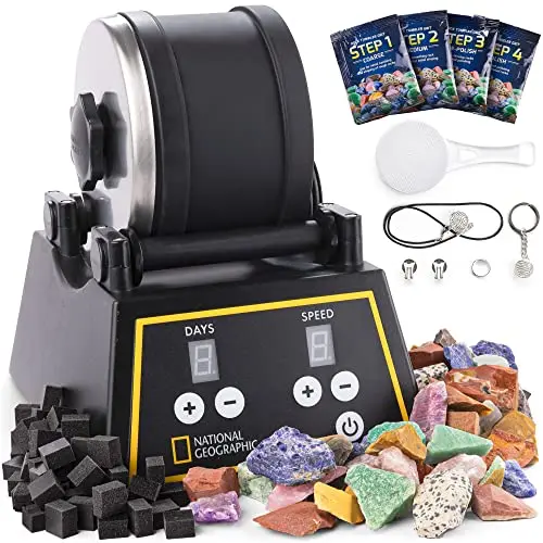Professional-Grade 2 lb. Tumbler with GemFoam