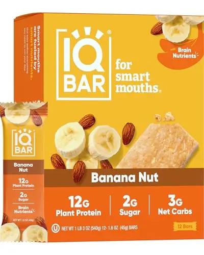 Low-Carb Plant-Based Protein Bar, 12-Pack