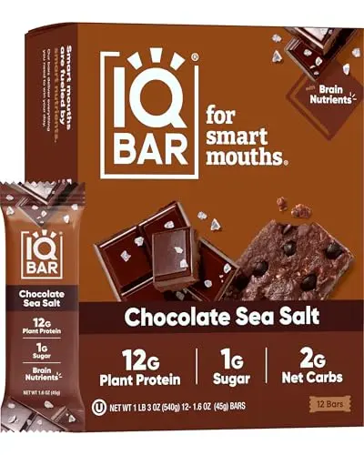 Chocolate Sea Salt, Low Carb, Brain Nutrients