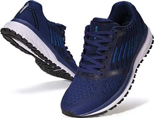 Arch Support Trail Running Sneakers - Navy Blue