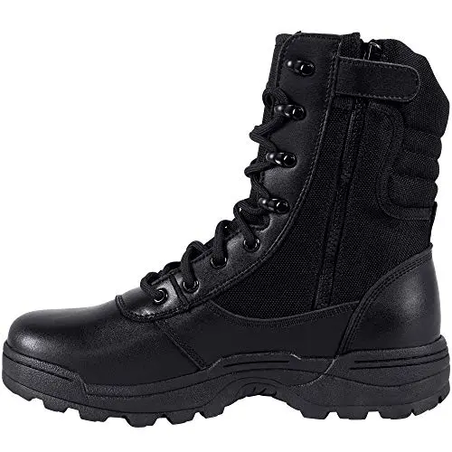 Side-Zip Military Work Boot