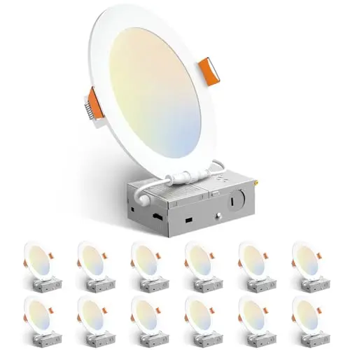 Versatile color, slim, easy install (12 pack)