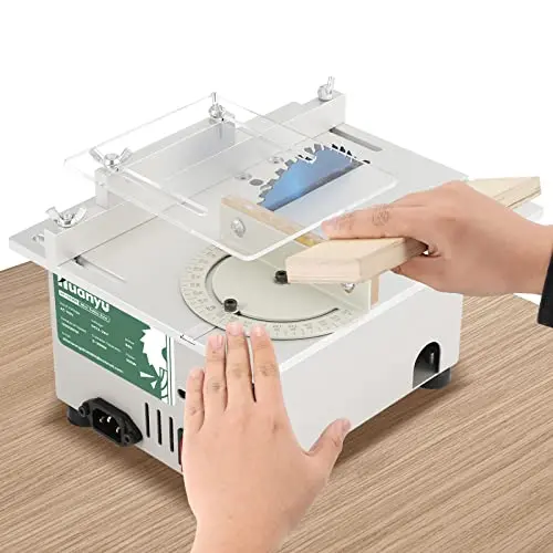 HUANYU 300W mini table saw for woodworking and model making