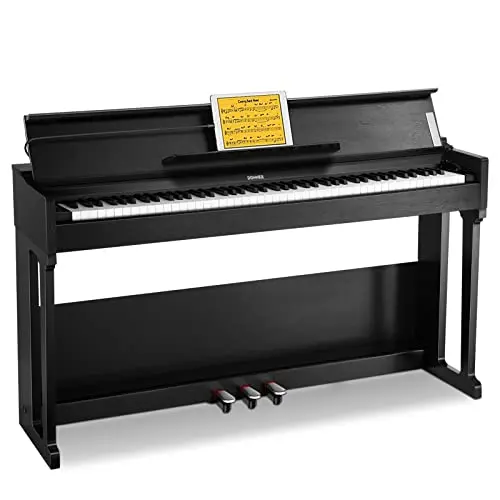 88 Weighted Keys & Three Pedal System