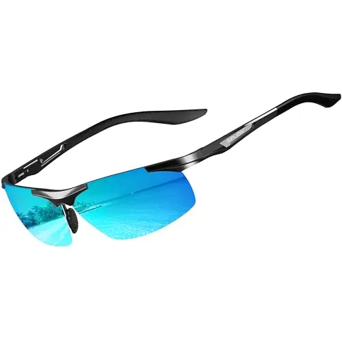 Polarized Metal Frame Sports Sunglasses
