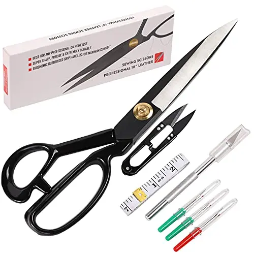 KNPXSET professional tailor scissors with accessories