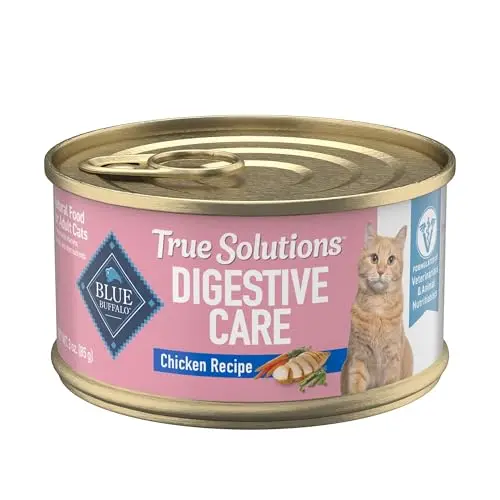 Natural wet cat food for easy digestion