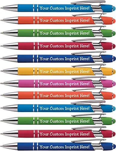 12-Pack, Soft Touch Metal, Stylus Tip