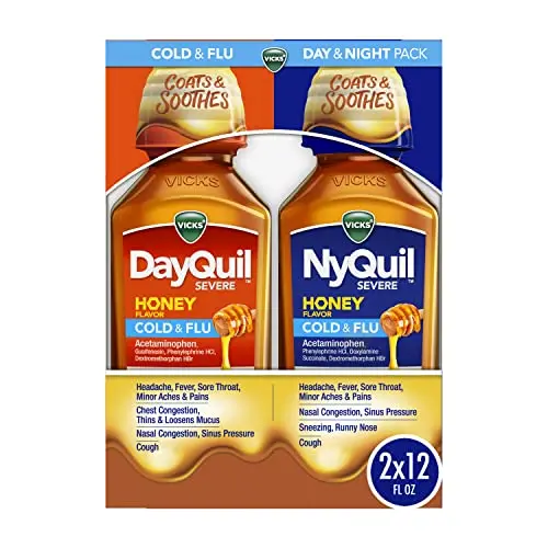 Honey-Flavor Day/Night Relief - 2x12oz