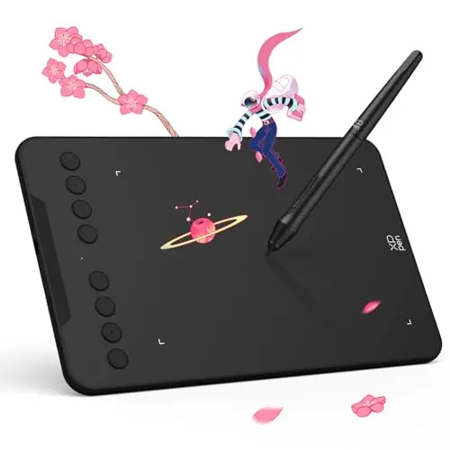 XPPen Deco Mini7 V2 drawing tablet with stylus