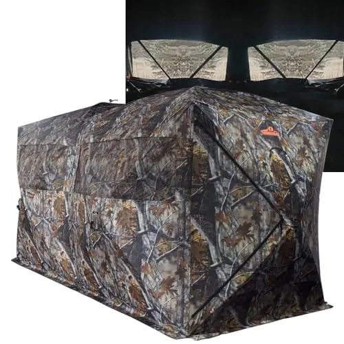 Pop Up Side-by-Side Hunting Blind, Camouflage