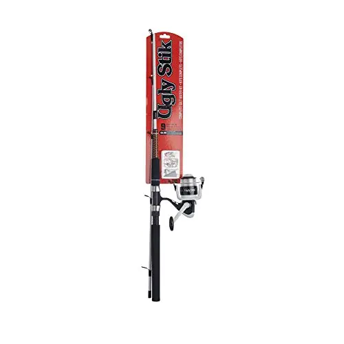 Durable combo with tackle, telescopic, 7'