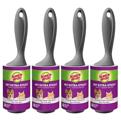 Scotch-Brite extra sticky lint roller for pet hair removal