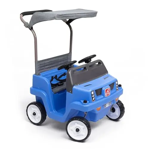 Double Push Ride-On with Canopy & Storage