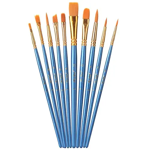 Mr. Pen 10-piece artist paint brush set