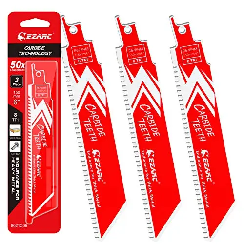 Carbide-Tipped, For Thick/Hard Metals