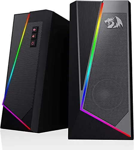 2.0 RGB Stereo Speakers, USB & 3.5mm