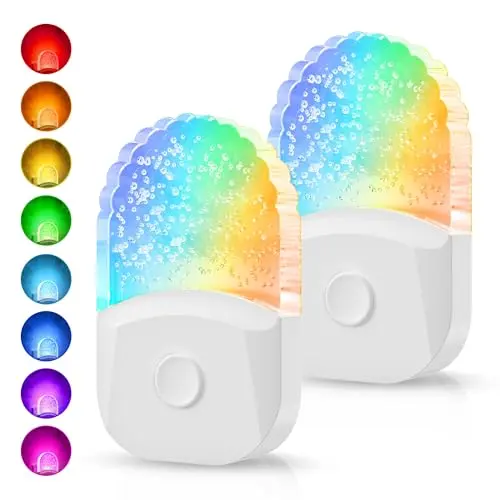 Plug-In 8-Color RGB Nightlight (2-Pack)