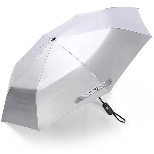 Auto Open/Close, Windproof, 46" Sun Umbrella