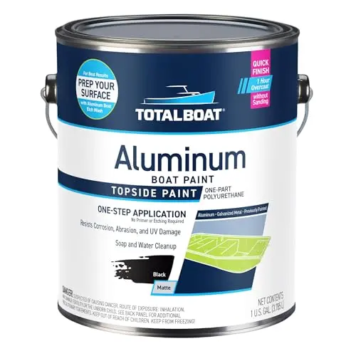 TotalBoat Aluminum Boat Paint in black