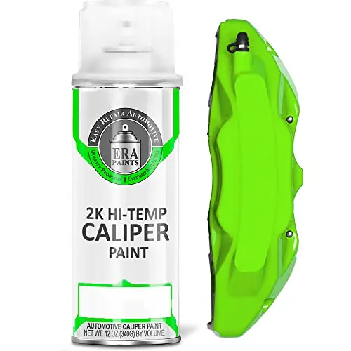 ERA Paints green 2K brake caliper spray paint with catalyst
