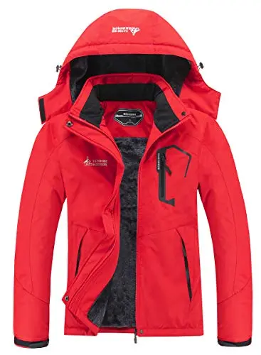Warm Waterproof Hooded Snow Coat