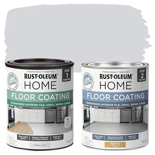 Rust-Oleum Home Interior Floor Coating Kit for indoor stairs