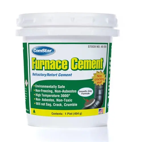 ComStar furnace cement for metal, stone, and brick surfaces