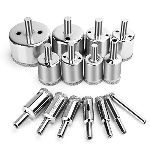 YLYL diamond hole saw set with multiple sizes for ceramic drilling