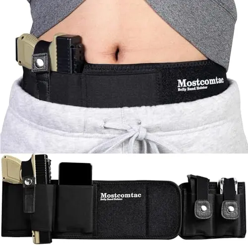 Breathable Belly Band Holster w/ Mag Pouch