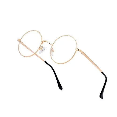 Gold, Round Metal Frame