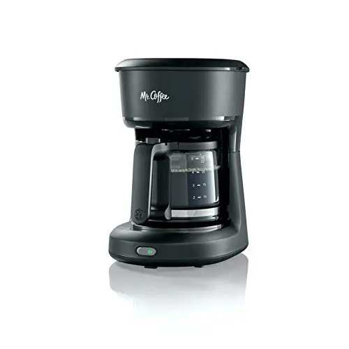 Mr. Coffee Mini Brew Switch compact coffee maker with glass carafe