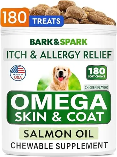 Fish Oil Treats for Dogs - 180 Chews