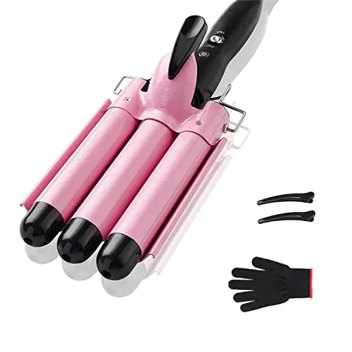 Budget Pink Crimping Waver for Soft Waves