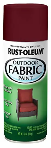 Rust-Oleum Outdoor Fabric Spray Paint in dark red