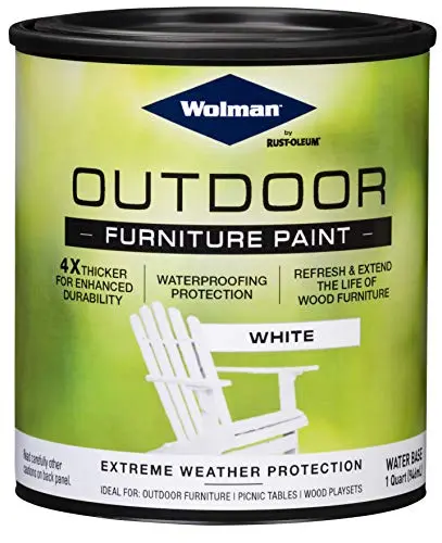 Wolman Outdoor Furniture Paint can in navy blue