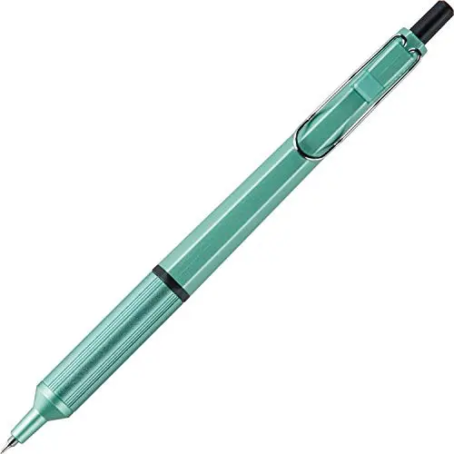 Uni Jetstream EDGE oil-based ballpoint pen with mint green body