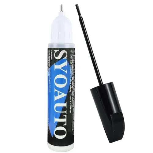 SYOAUTO black car touch up paint pen with brush and tip