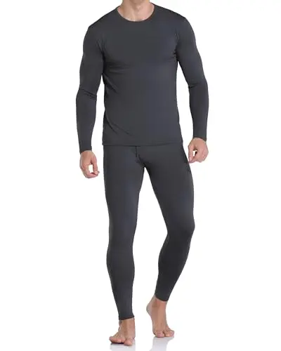 Men's Fleece-Lined Long Johns Base Layer