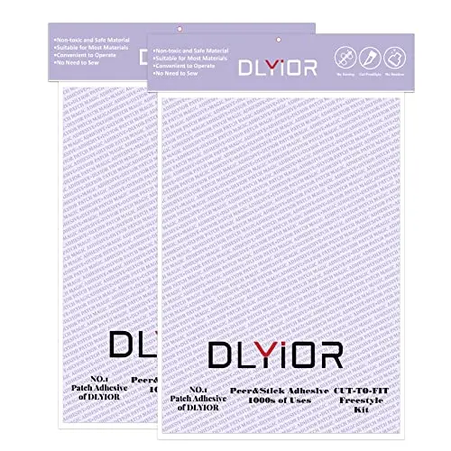 DLYIOR Patch Magic double-sided adhesive sheets for badges