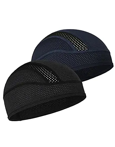 Cooling Mesh Beanie - Black/Dark Blue