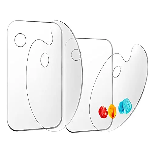 Sweaty Pony 4-piece paint palette set showing different shapes and sizes