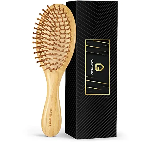 Natural Bamboo Scalp Massager for All Hair Types