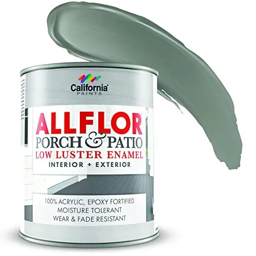 ALLFLOR California Paints Porch, Patio, Floor Paint in Light Gray