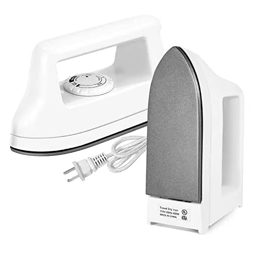 Generic mini craft iron with upgraded size for quilting projects
