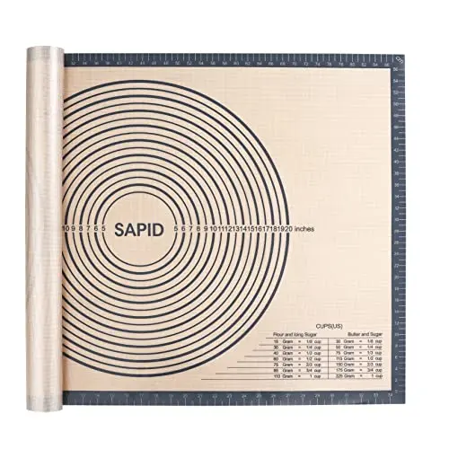 Ultra-Thick, Extra-Large, Non-slip Mat with Measurements